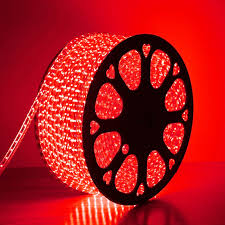 Striscia Led Smd 5050 5M 5 Metri 12V Ip66 Adesiva Bobina Led Flessibile Rosso