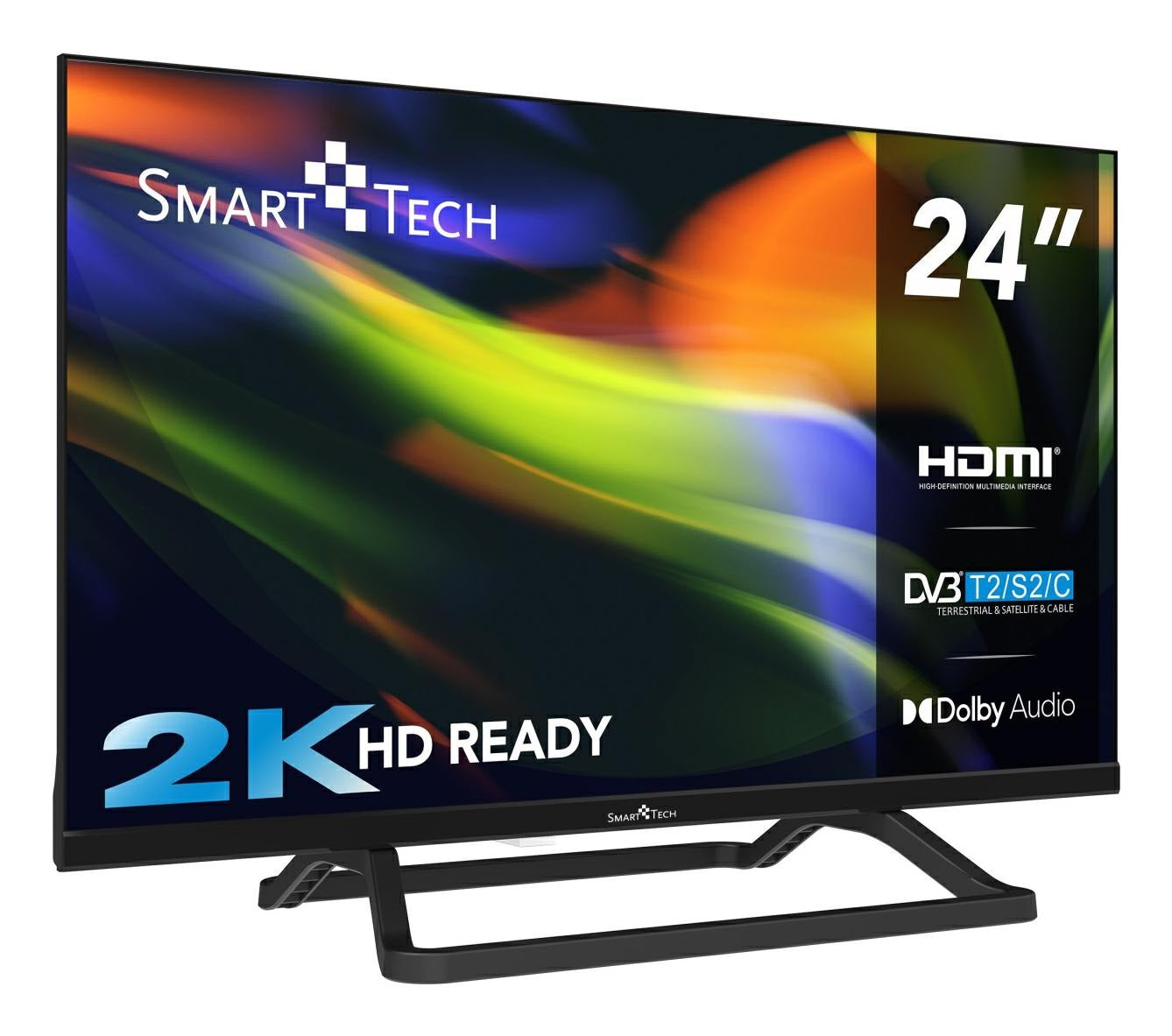 Smart Tech Tv 24" Led Hd Ready Frameless Hotel 24HN01V3CA 2K Ready Nero