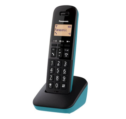 Panasonic Telefono Cordless Display Illuminato Portatile Kx-Tgb610Jtb Nero Blu