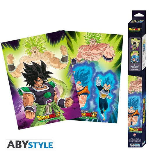 ABYSTYLE (DRAGON BALL SUPER MOVIE) SET 2 CHIBI POSTER: "BROLY" (52X38) GB EYE