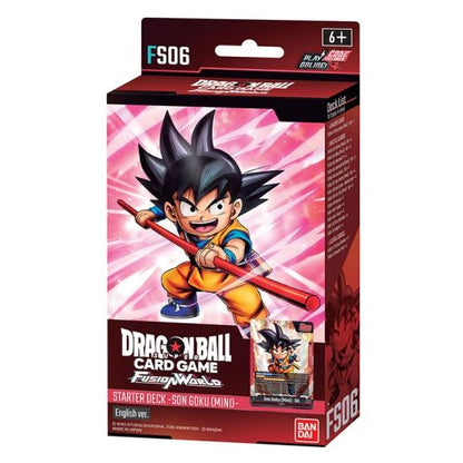 Dragon Ball Super Fusion World Starter Deck Fs06 Son Goku Mini Tgc Card Game Eng