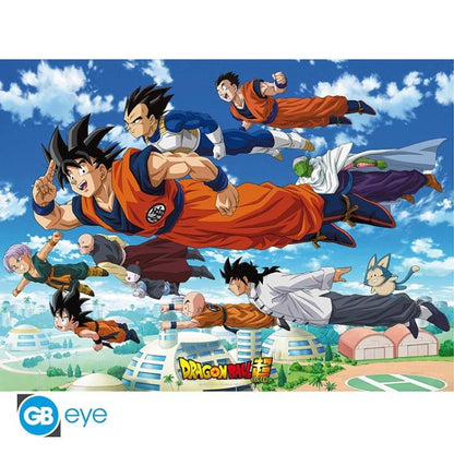 ABYSTYLE (DRAGON BALL SUPER) SET 2 CHIBI POSTER: "GOKU & FRIENDS" (52X38) GB EYE