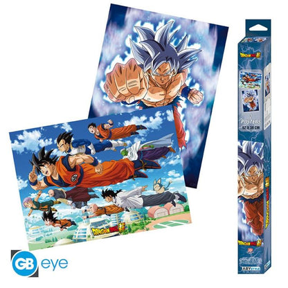 ABYSTYLE (DRAGON BALL SUPER) SET 2 CHIBI POSTER: "GOKU & FRIENDS" (52X38) GB EYE
