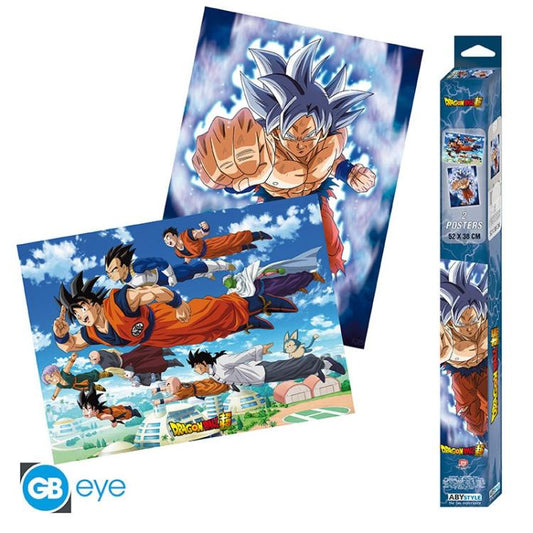 ABYSTYLE (DRAGON BALL SUPER) SET 2 CHIBI POSTER: "GOKU & FRIENDS" (52X38) GB EYE
