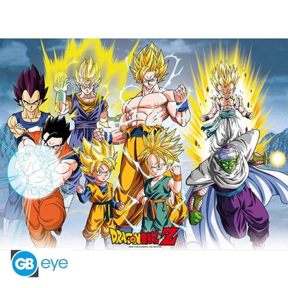 ABYSTYLE (DRAGON BALL Z) SET 2 CHIBI POSTER: "GRUPPI" (52X38) ANIME "GB EYE"