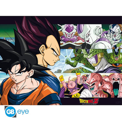 Abystyle (DRAGON BALL Z) Set 2 Chibi Poster: "Saiyans" (52x38) Gb Eye