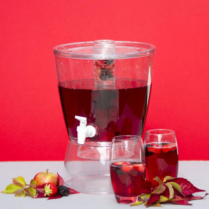 Dispenser Acqua Spillatore Birra Vino + Ghiaccio Succhi Frutta Bevande Cocktail