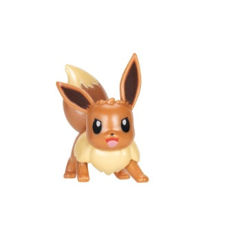 Jazwares - Pokemon Select Evolution Multi-Pack (Eevee, Leafeon, Glaceon, Sylveon) - Vinyl Action Figure Statuetta 12 Cm in Vinile da Collezione