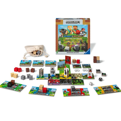 Ravensburger Gioco da Tavolo Minecraft Heroes Of The Village 7+ Anni