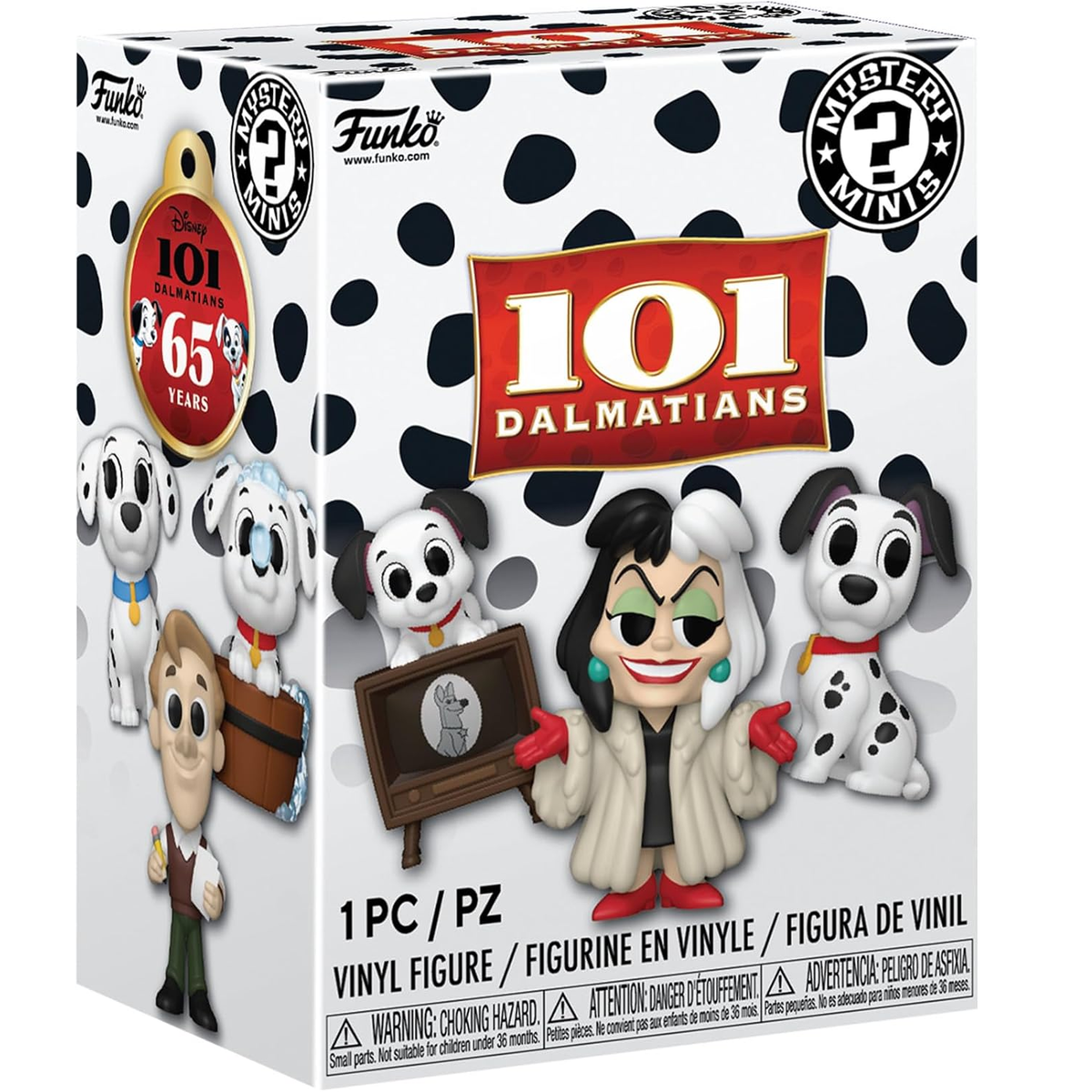 Funko Mystery Minis: 101 Dalmatians (1pz Random) Mini Figure Da Collezione