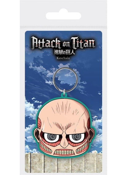 Pyramid Portachiavi Attack on Titans (Titan Head) - Keychain In Gomma