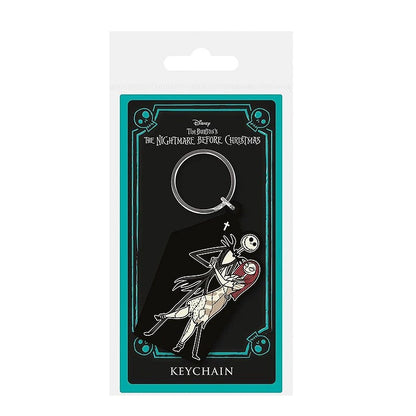 Pyramid Portachiavi The Nightmare Before Christmas (Jack e Sally) - Keychain In Gomma
