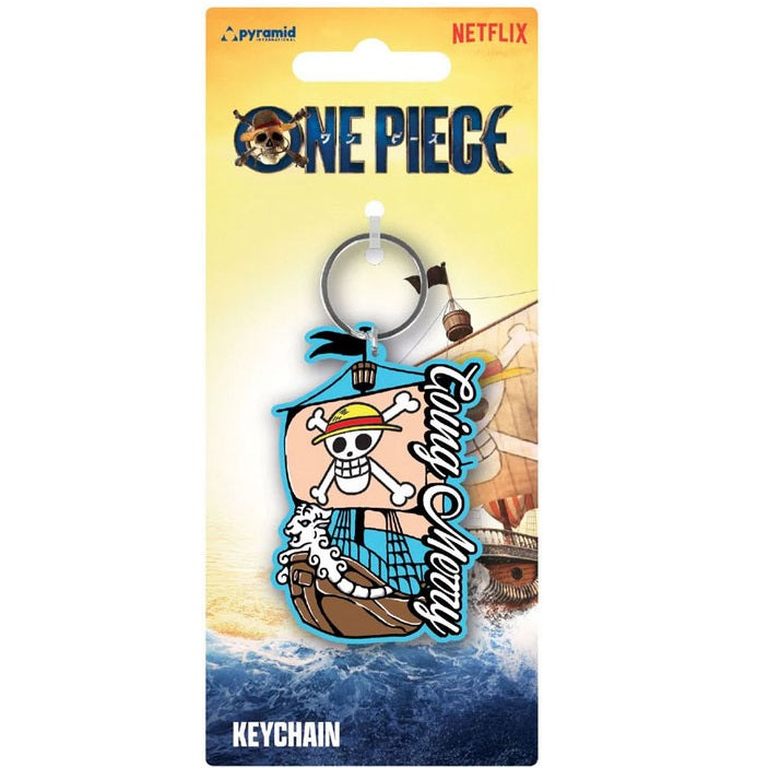 Pyramid Portachiavi One Piece Netflix (The Going Merry) - Keychain In Gomma
