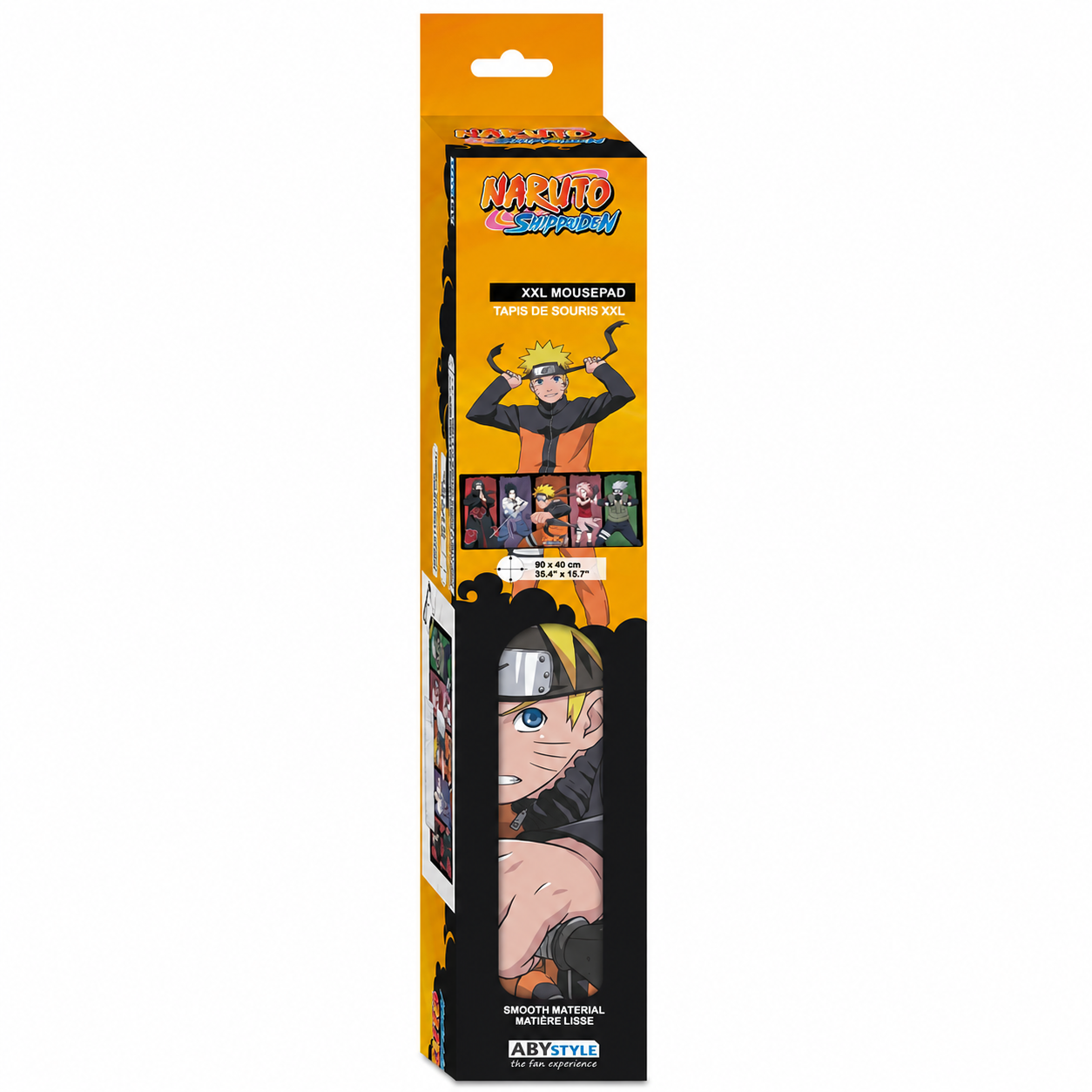 ABYSTYLE: Naruto Shippuden Desk Mat XL Tappetino Tastiera Mouse Pad Gaming Scrivania