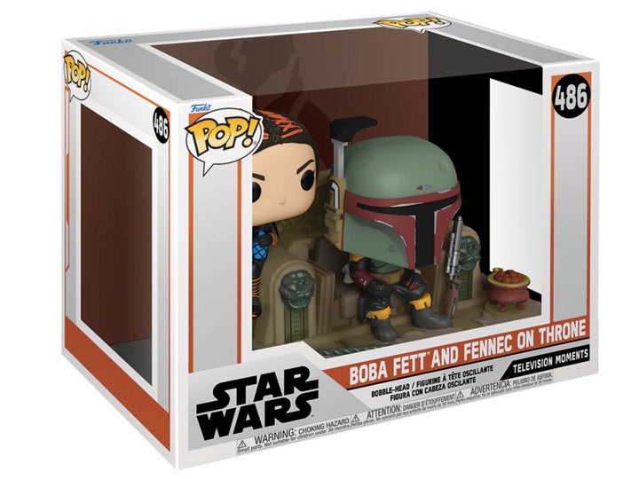 Funko Pop Star Wars Mandalorian Boba Fett & Fennec Shand (486) Vinyl Figure 15Cm
