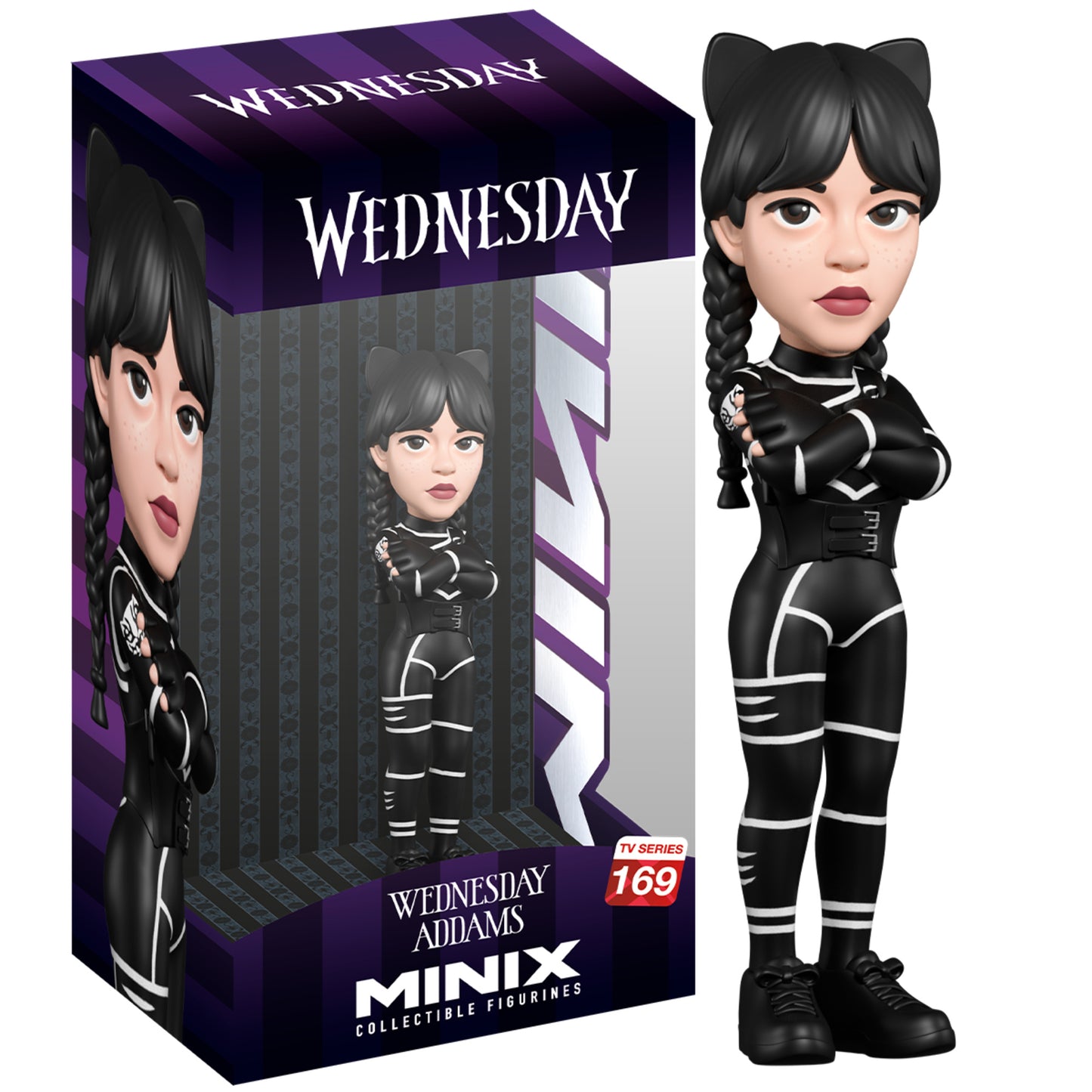 Minix TV Series Wednesday (TV Series 169) Figure Wednesday Addams PVC 12Cm