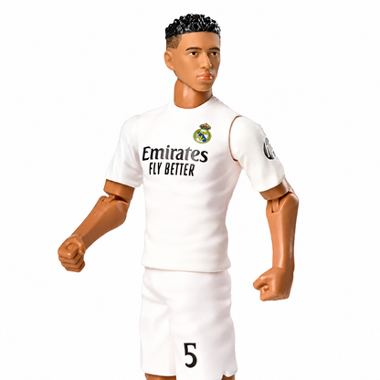 Banbo Toys - Sockers - Real Madrid (Jude Bellingham) Action Figure Football/Calcio Statuetta da Collezione 20cm