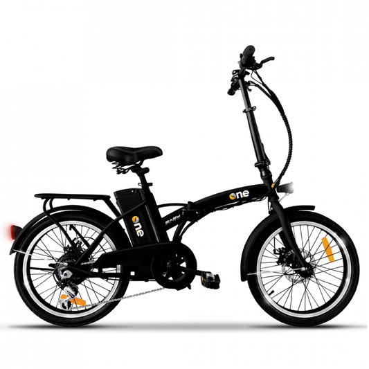 The One Bici Elettrica Easy 250W/36V 25Kmh Display Black Bicicletta Passeggio N