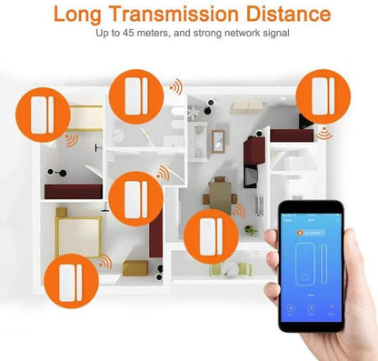 Superior Sensore Smart Per Porte E Finestre Bianco Alexa Google Smartlife Porte