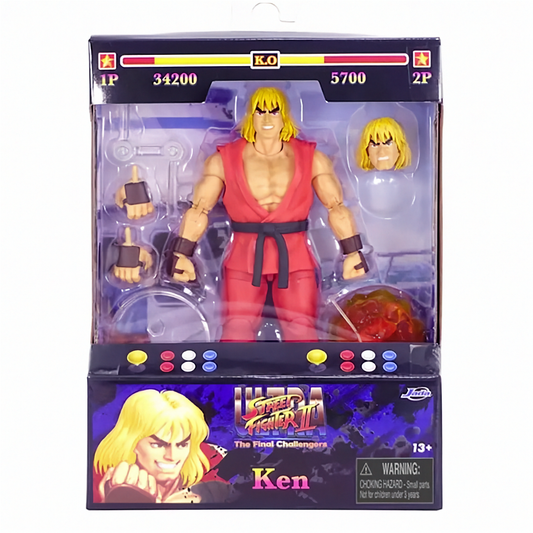 Jada - Ultra - Street Fighter II: The Final Challengers (Ken) V2 Serie 2 Action Figure 15 cm