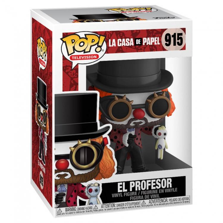 Funko Pop ! La Casa De Papel - (915) El Profesor Casa Di Carta Professore Clown