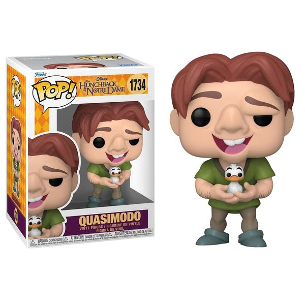 Funko Pop ! Disney Il Gobbo Di Notre Dame (1734) Quasimodo W/ Bird Figure 9Cm (PREORDER)
