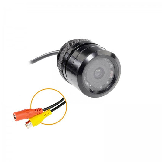 Telecamera Retromarcia Posteriore Incasso Retrocamera Auto Camper Suv 9 Led Ir