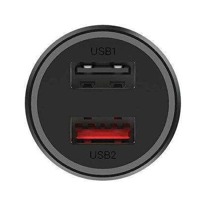 Xiaomi Mi 37W Dual-Port Carcharger Caricabatterie Usb Auto Accendisigari 12V-24V