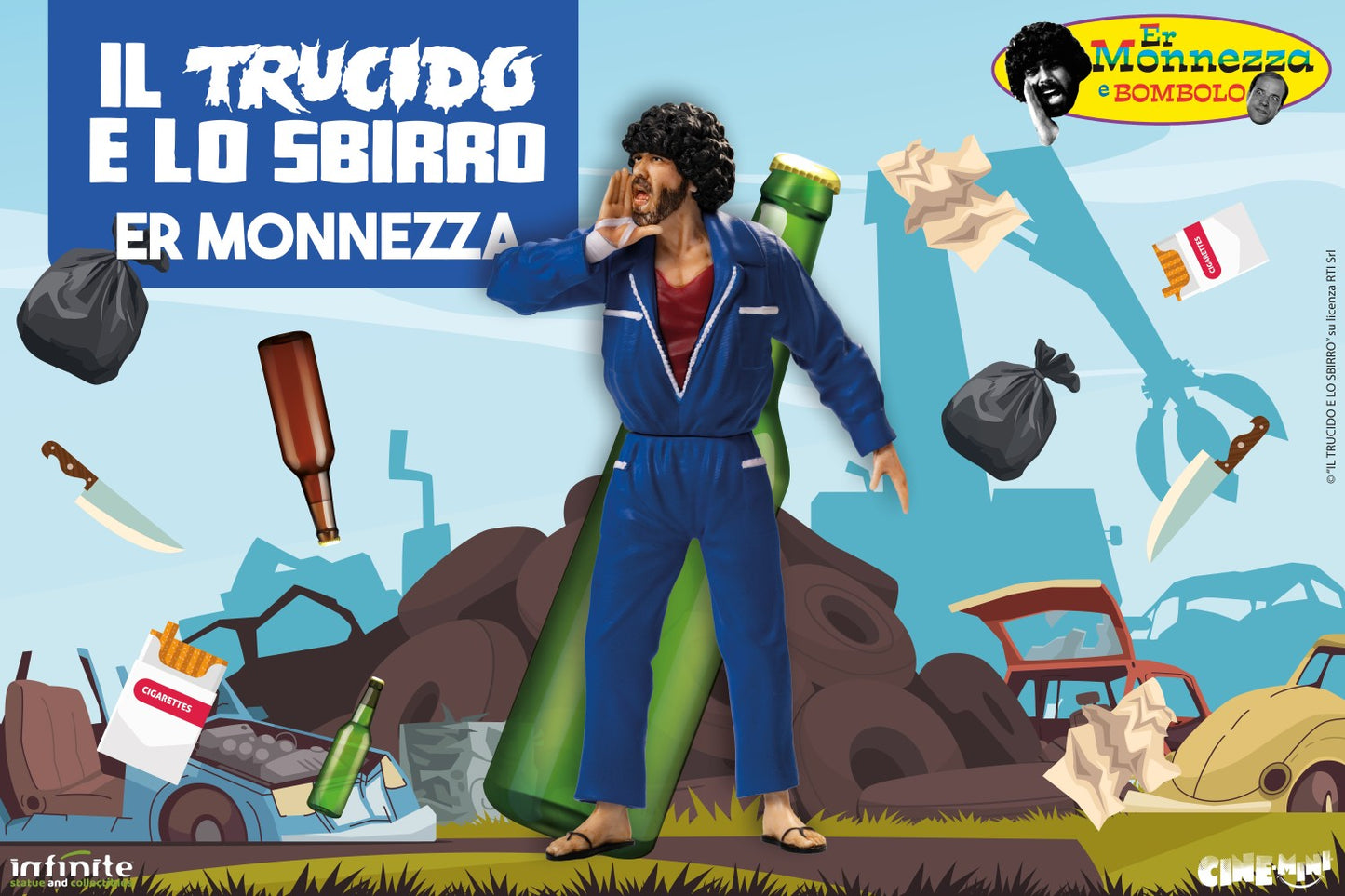 Infinite - Er monnezza (il trucido e lo sbirro) Figure Cine-Mini 11cm PVC Nico Giraldi Film