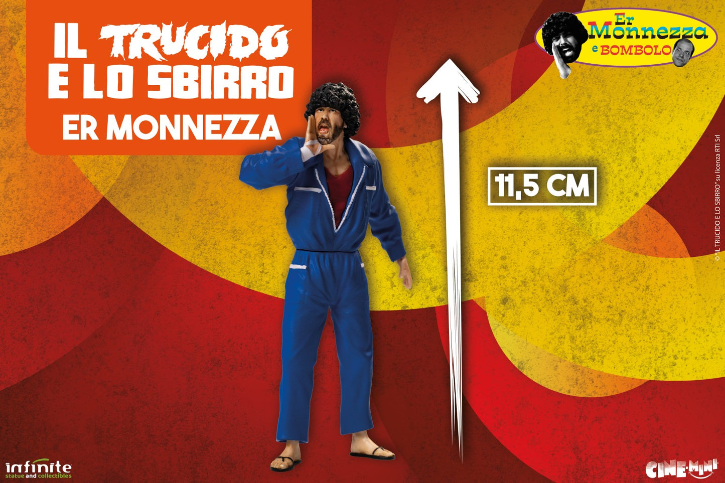 Infinite - Er monnezza (il trucido e lo sbirro) Figure Cine-Mini 11cm PVC Nico Giraldi Film