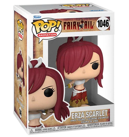 Funko Pop Fairy Tail - Erza Scarlet (1046) Pop Vinyl Animation Netflix Figure