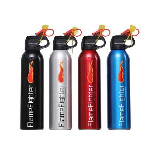 Mini Estintore Polvere 600Gr Portatile Auto Barca Camper Furgone Camion Ufficio