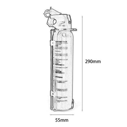 Mini Estintore Polvere 600Gr Portatile Auto Barca Camper Furgone Camion Ufficio