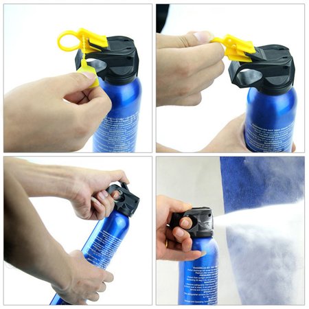 Mini Estintore Polvere 600Gr Portatile Auto Barca Camper Furgone Camion Ufficio