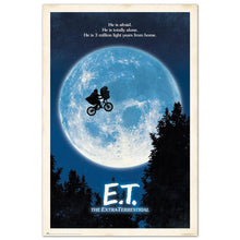Maxi Poster Locandina (E.T. the Extra Terrestrial) Cinema Cult Extraterrestre TV Arte Incorniciabile a parete muro Locanda Nerd 91x61 cm
