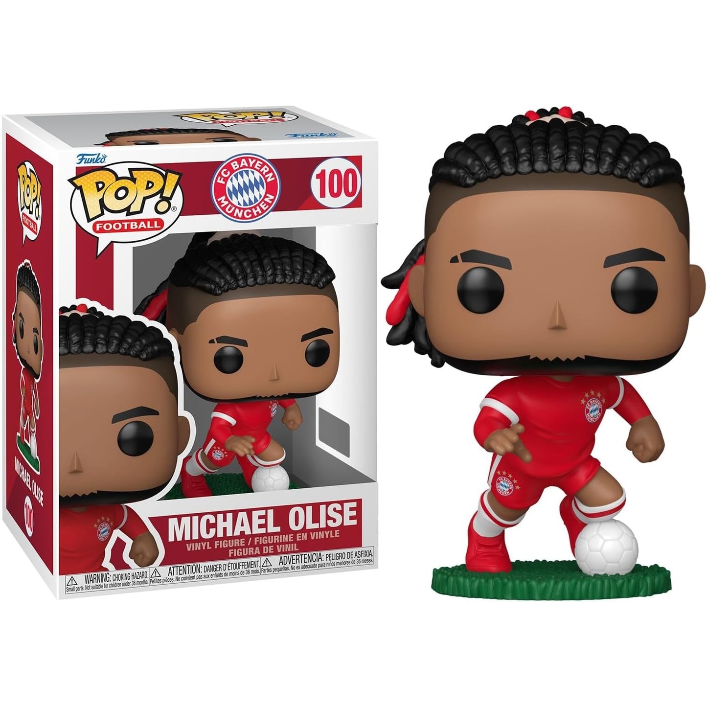 Funko Pop! Football: FC Bayern München (100) Michael Olise - Vinyl Figure 9cm