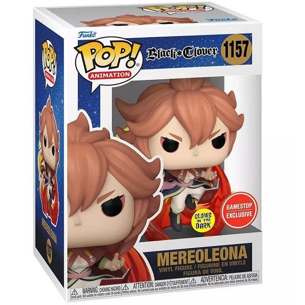Funko Pop ! Black Clover S1 - (1157) Mereoleona Exclusive Glows In The Dark