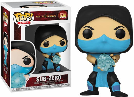 Funko Pop Mortal Kombat 536 - Sub-Zero Vinyl Action Figure Statuetta Collezione