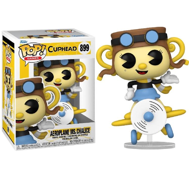 Funko Pop ! Games Cuphead -  (899)  Aeroplane Chalice - Vinyl Figure 9 Cm