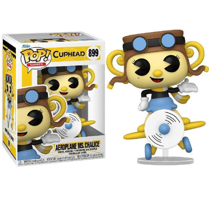 Funko Pop ! Games Cuphead -  (899)  Aeroplane Chalice - Vinyl Figure 9 Cm