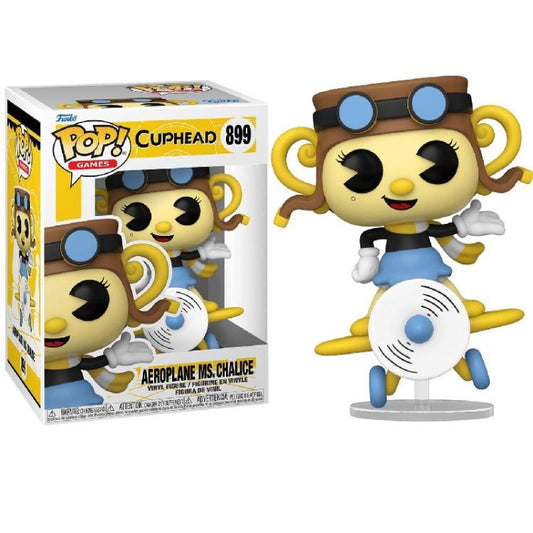 Funko Pop ! Games Cuphead -  (899)  Aeroplane Chalice - Vinyl Figure 9 Cm