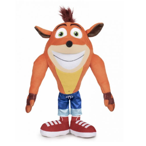 Peluche Crash Bandicoot (Smile) 30 cm – Pupazzo Giocattolo Toys Plush