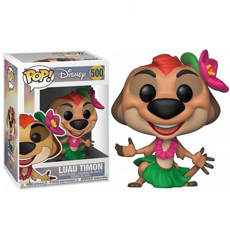 Funko Pop ! Disney (500) Il Re Leone - Luau Timon Figure 9Cm Pumba Lion King