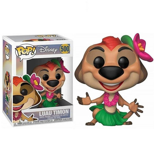 Funko Pop ! Disney (500) Il Re Leone - Luau Timon Figure 9Cm Pumba Lion King
