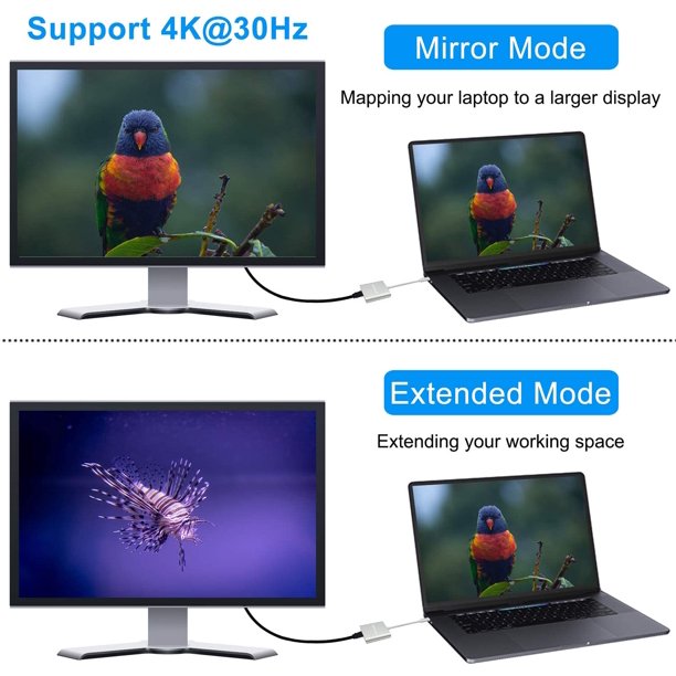 ADATTATORE MULTIPORTA HUB CONVERTITORE 4K 3.1 TYPE-C a HDMI/USB 3.0 30Hz ANDOWL