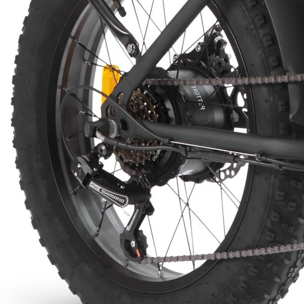 Nilox Bici Elettrica X8 Pro Bicicletta Pieghevole 250W Fat Scooter 36V Led Blu