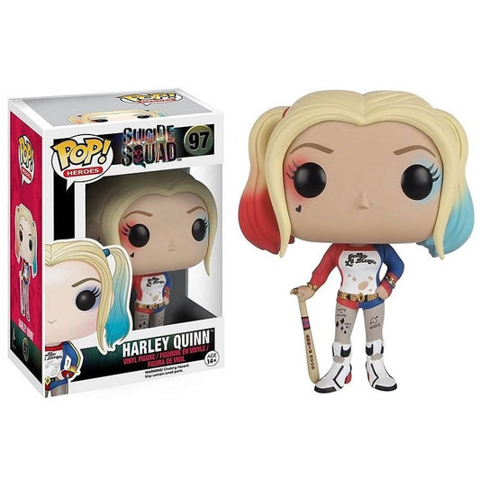 Funko Pop ! Heroes Dc Suicide Squad - (97) Harley Quinn Margot Robbie Figure 9Cm