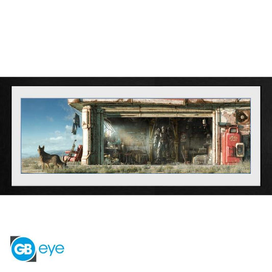 ABYSTYLE: FALLOUT 4 (GARAGE) POSTER INCORNICIATO CORNICE QUADRO STAMPA 30x76 cm