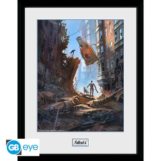 ABYSTYLE FALLOUT 4: STREET SCENE POSTER INCORNICIATO CORNICE QUADRO STAMPA 30x40