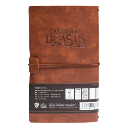 Taccuino Harry Potter "Animali Fantastici" Diario Personale Viaggio 2 Quaderni Sostituibili: Bullet Journal Puntinato e a Righe 160 pag